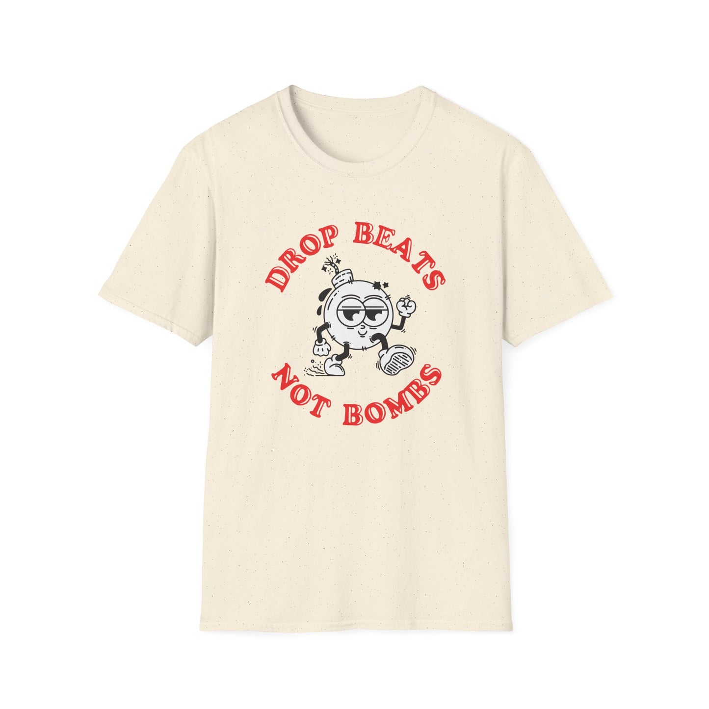 Drop Beats Not Bombs T Shirt | Spring / Summer '25 (soulteesANZ.com)