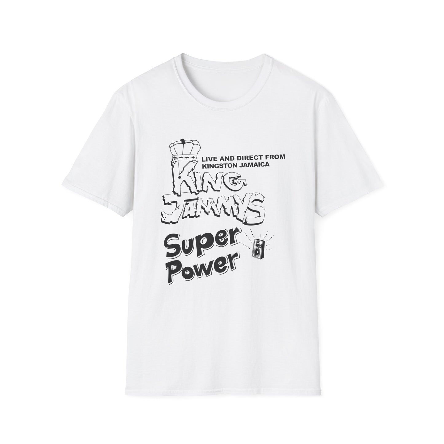 King Jammy's Super Power T Shirt | Spring / Summer '25 (soulteesANZ.com)