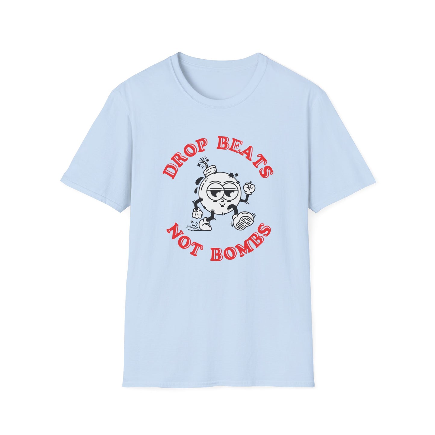 Drop Beats Not Bombs T Shirt | Spring / Summer '25 (soulteesANZ.com)