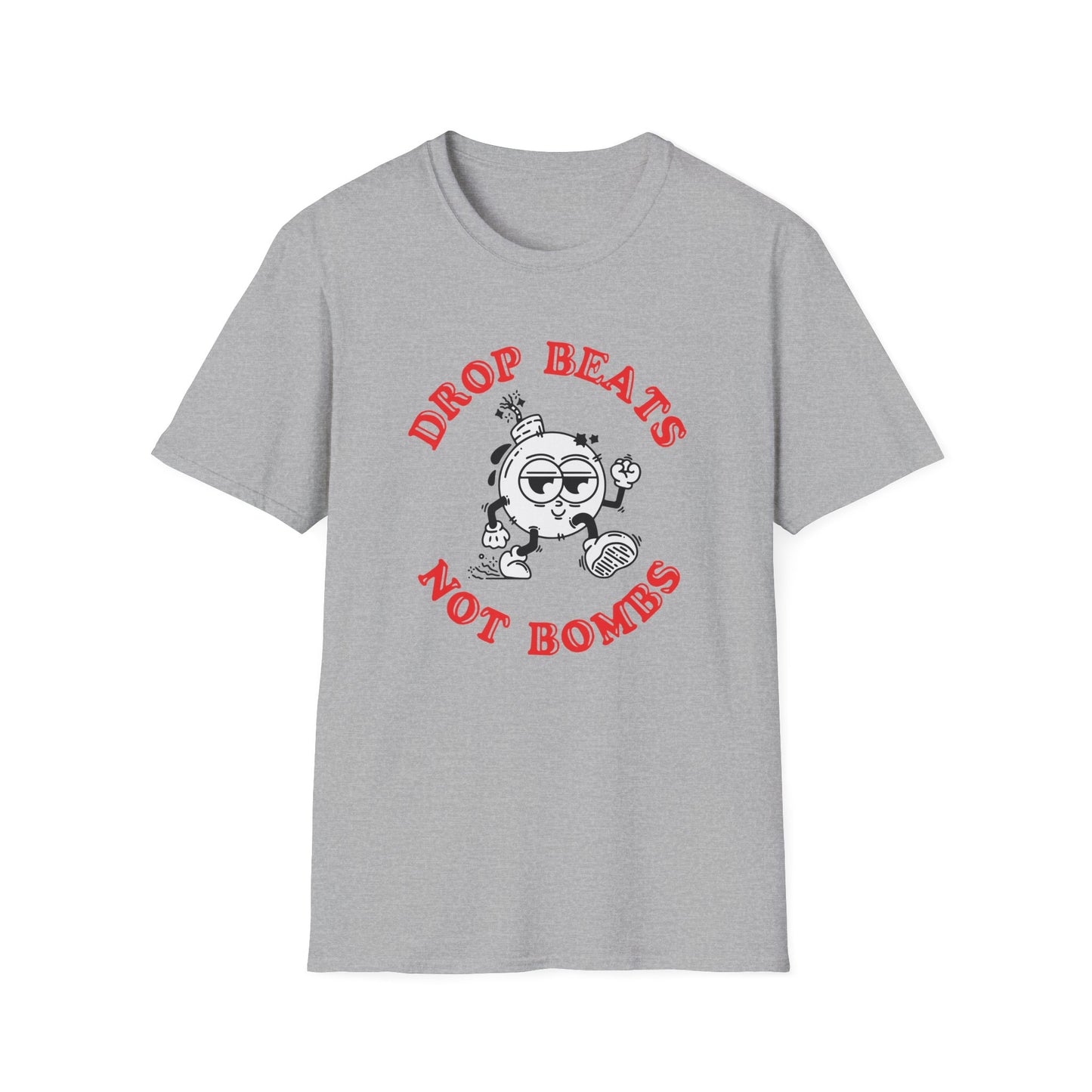 Drop Beats Not Bombs T Shirt | Spring / Summer '25 (soulteesANZ.com)
