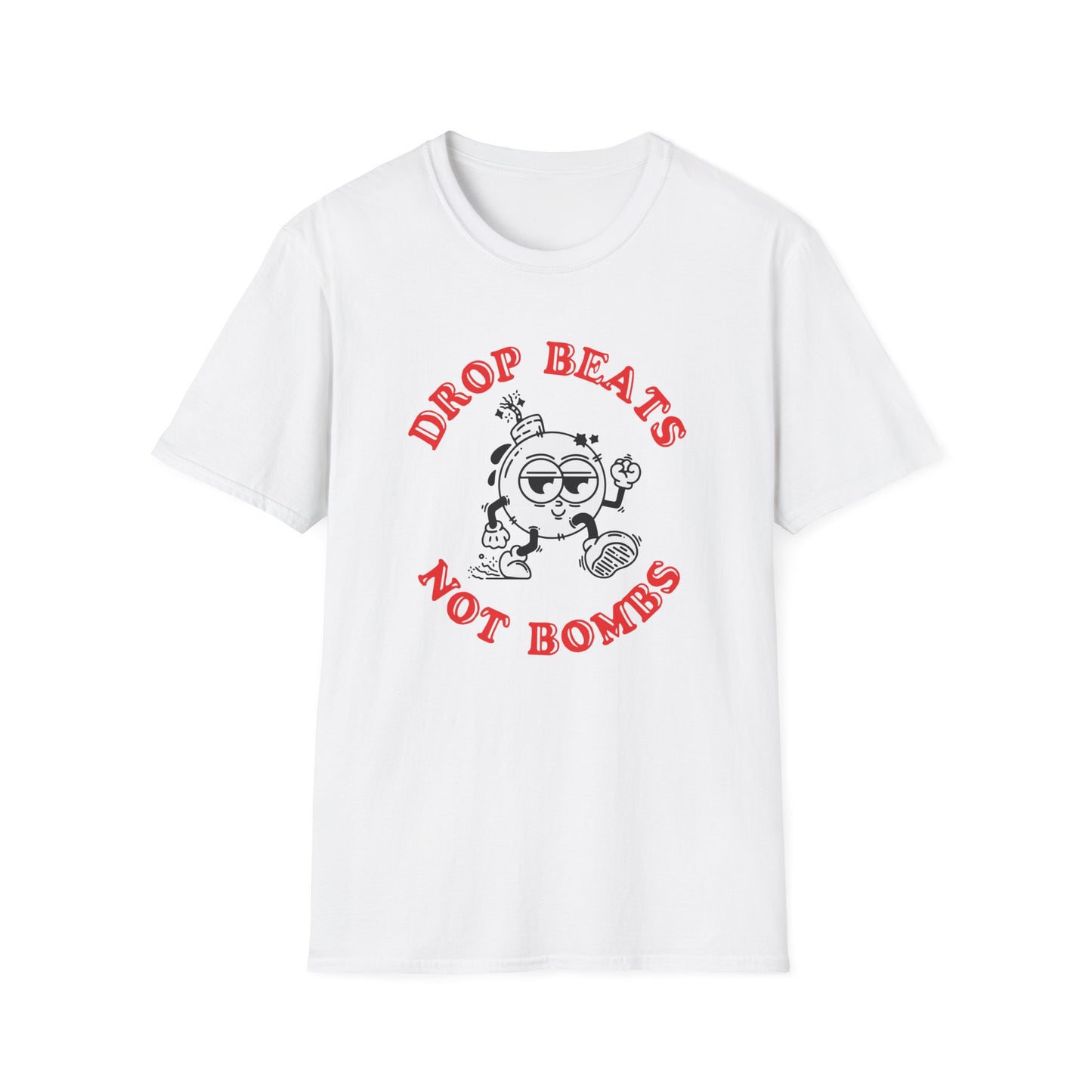 Drop Beats Not Bombs T Shirt | Spring / Summer '25 (soulteesANZ.com)