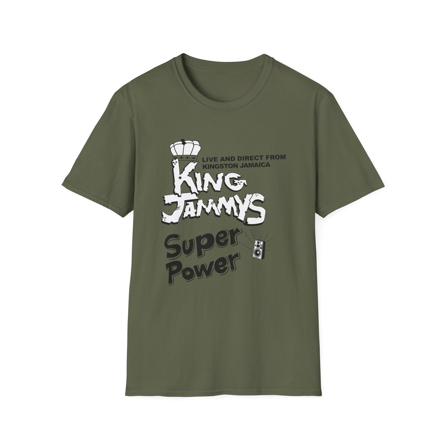 King Jammy's Super Power T Shirt | Spring / Summer '25 (soulteesANZ.com)