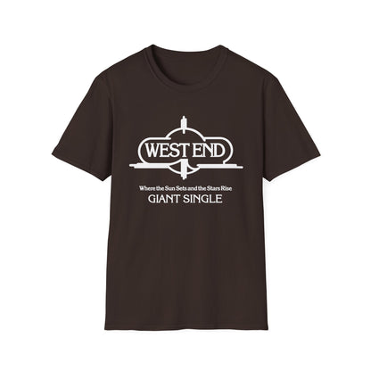 West End Records Where The Sun Sets T Shirt | Spring / Summer '25 (soulteesANZ.com)