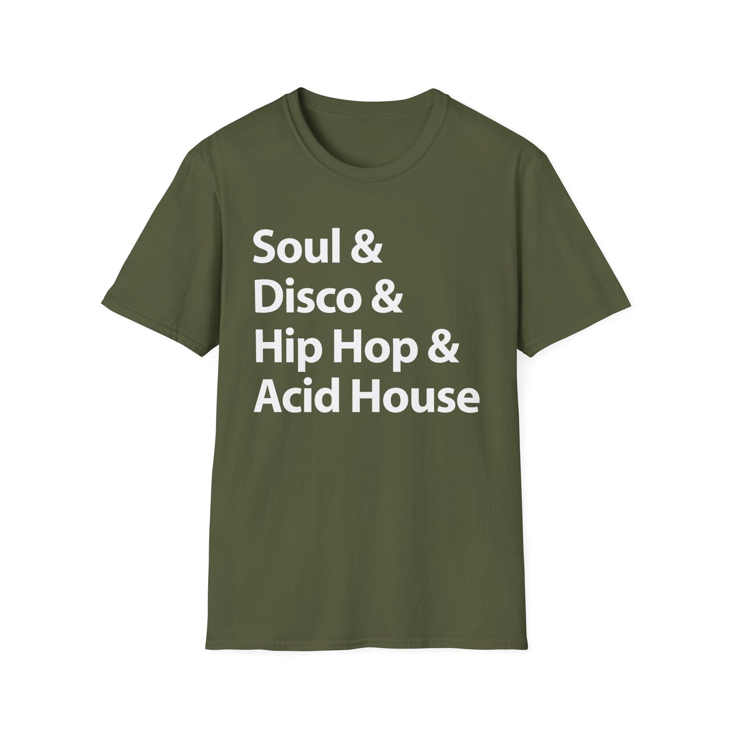 Soul Disco Hip Hop Acid House T Shirt Mid Weight | SoulTeesANZ.com