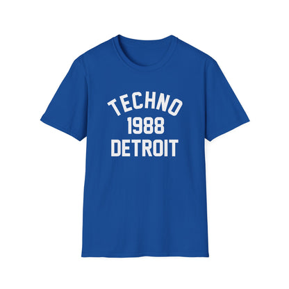 Techno Detroit 1988 T Shirt | Spring / Summer '25 (soulteesANZ.com)