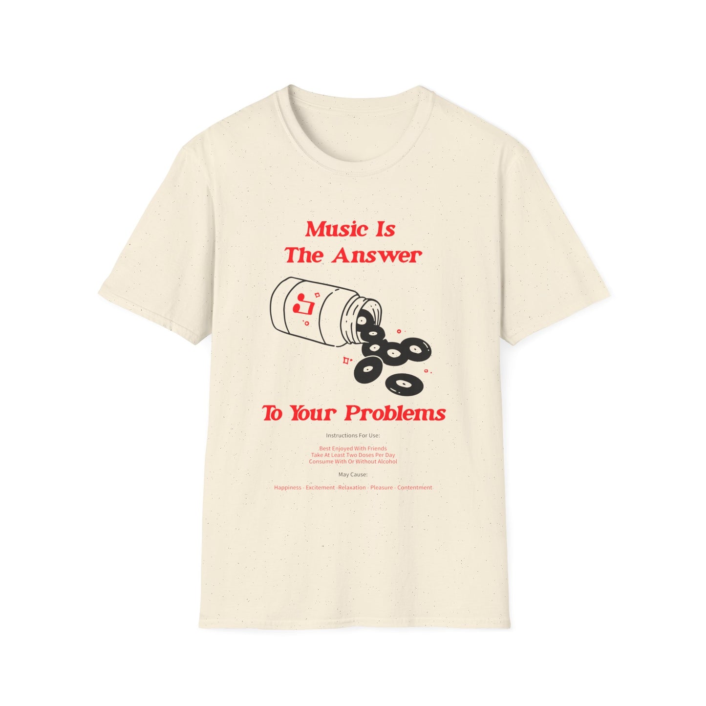 Music Is The Answer T Shirt Mid Weight | SoulTeesANZ.com