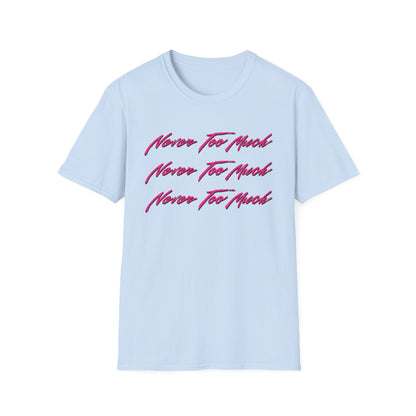 Luther Vandross Never Too Much Lyrics T Shirt | Spring / Summer '25 (soulteesANZ.com)