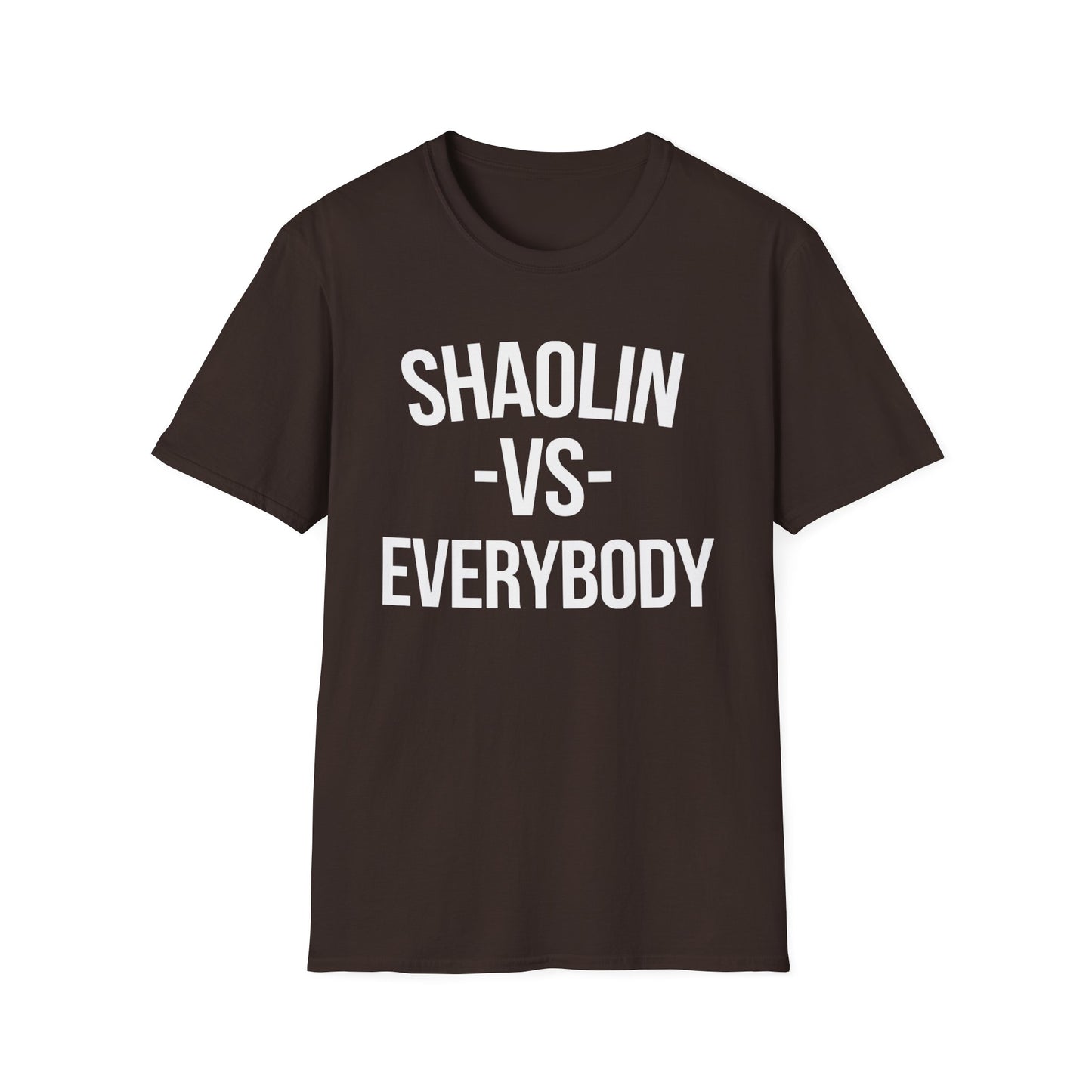 Shaolin vs Everybody T Shirt Mid Weight | SoulTeesANZ.com