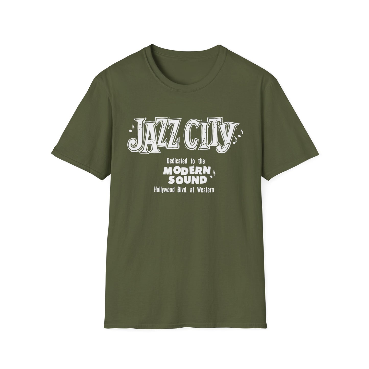 Jazz City T Shirt Mid Weight | SoulTeesANZ.com LA Jazz Club