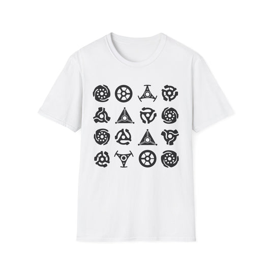 16 Vinyl Record Adaptors T Shirt | Spring / Summer '25 (soulteesANZ.com)