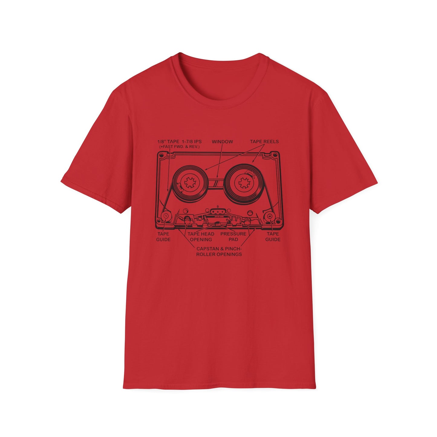 Cassette Tape T Shirt Mid Weight | SoulTeesANZ.com