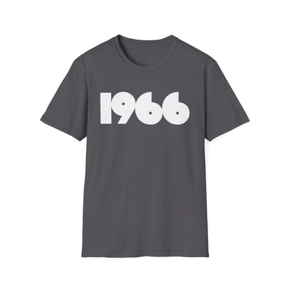 Dark grey t-shirt with "1966" printed in white on the front.
