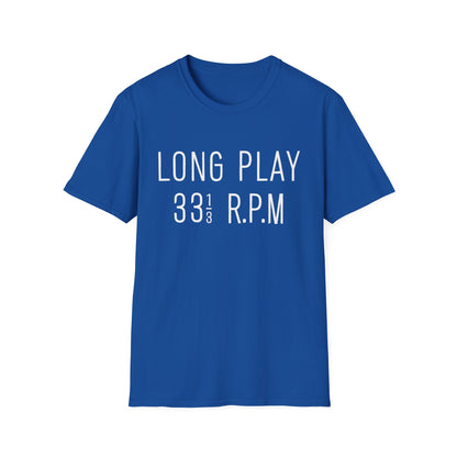 Long Play 33 1/3 RPM T Shirt | Spring / Summer '25 (soulteesANZ.com)
