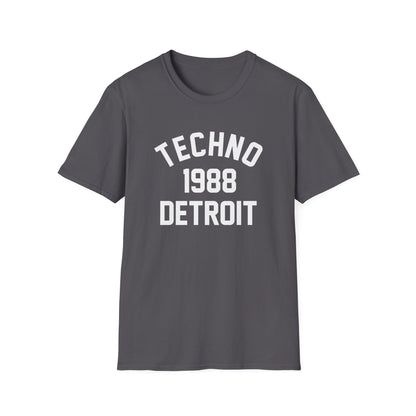Techno Detroit 1988 T Shirt | Spring / Summer '25 (soulteesANZ.com)