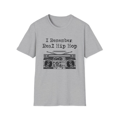 I Remember Real Hip Hop T Shirt | Spring / Summer '25 (soulteesANZ.com)