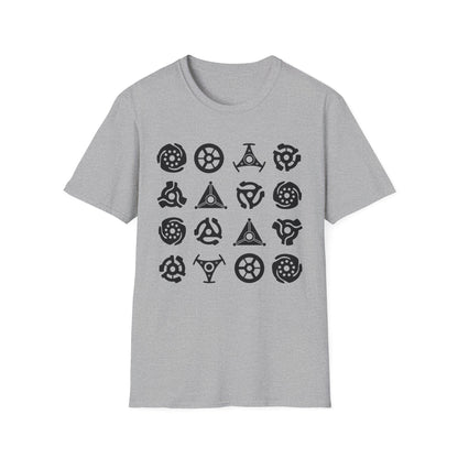 16 Vinyl Record Adaptors T Shirt | Spring / Summer '25 (soulteesANZ.com)
