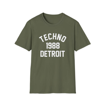 Techno Detroit 1988 T Shirt | Spring / Summer '25 (soulteesANZ.com)