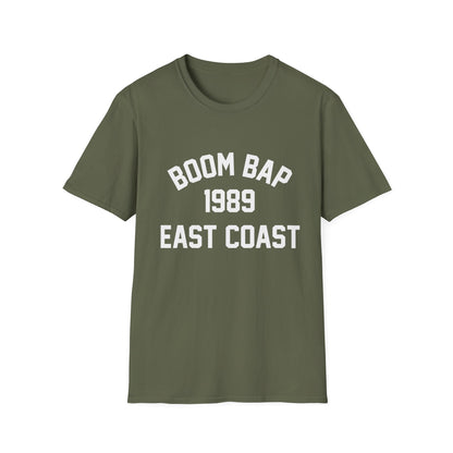 East Coast 1989 Boom Bap T Shirt | Spring / Summer '25 (soulteesANZ.com)