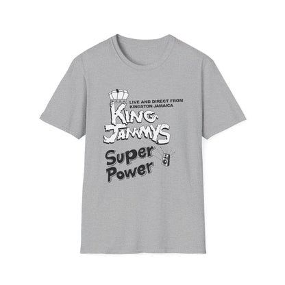 King Jammy's Super Power T Shirt | Spring / Summer '25 (soulteesANZ.com)