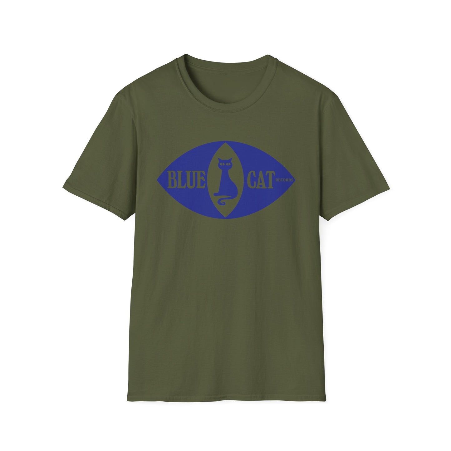 Blue Cat Records Eye T Shirt Mid Weight | SoulTeesANZ.com