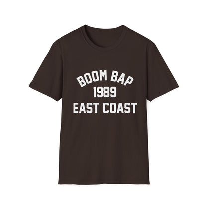East Coast 1989 Boom Bap T Shirt | Spring / Summer '25 (soulteesANZ.com)