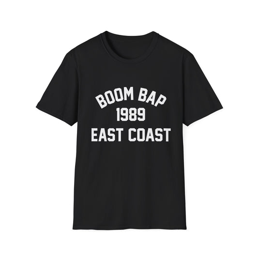 East Coast 1989 Boom Bap T Shirt | Spring / Summer '25 (soulteesANZ.com)
