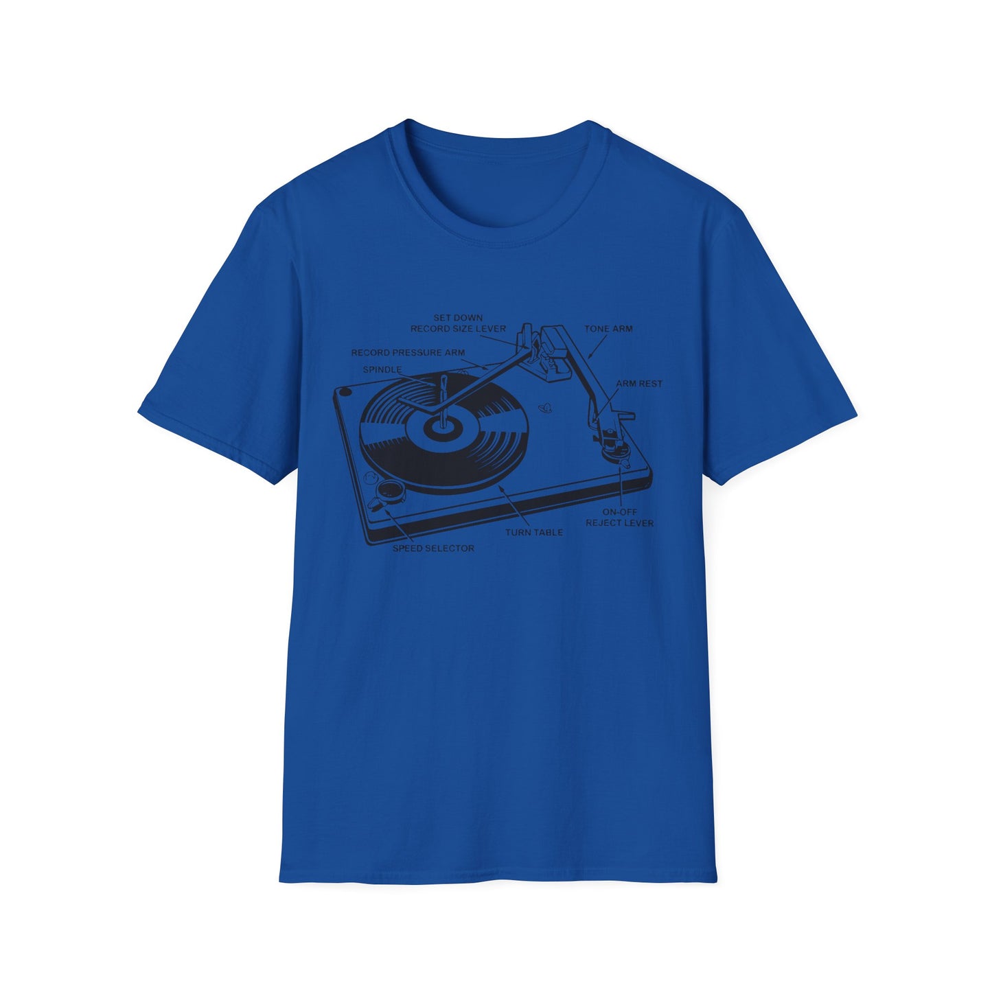 Record Player / Turntable T Shirt Mid Weight | SoulTeesANZ.com