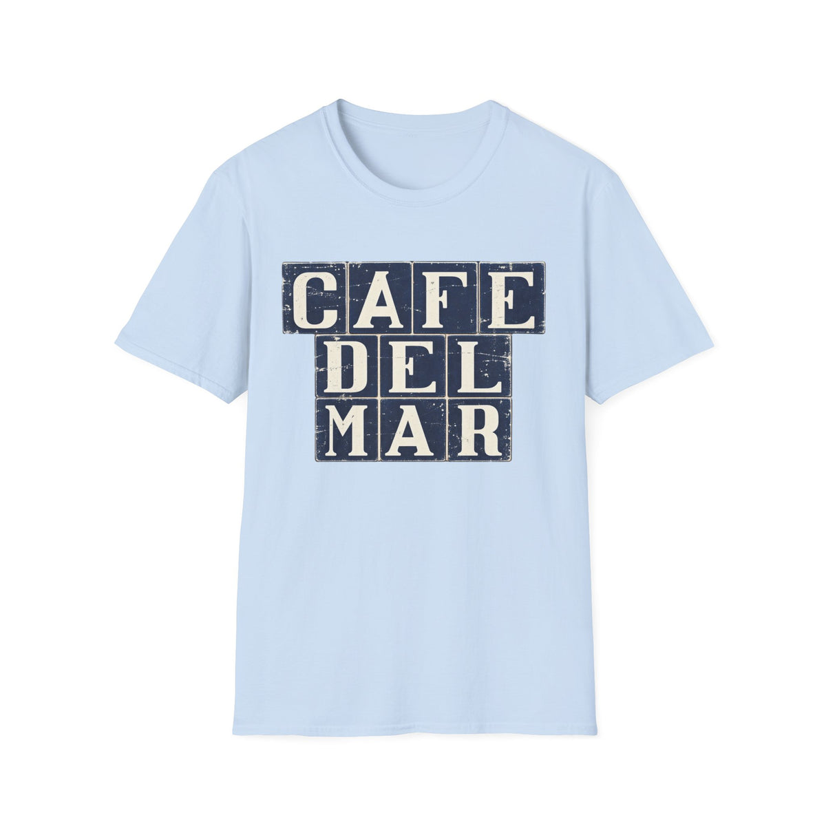 Cafe Del Mar Ibiza T Shirt | 4 x 3 PROMO - Distressed Print -