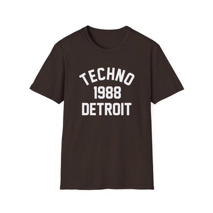 Techno Detroit 1988 T Shirt | Spring / Summer '25 (soulteesANZ.com)