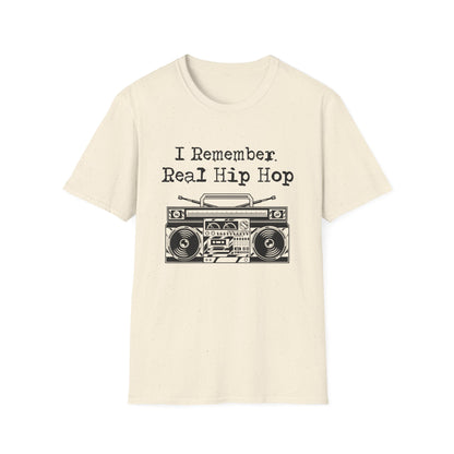 I Remember Real Hip Hop T Shirt | Spring / Summer '25 (soulteesANZ.com)
