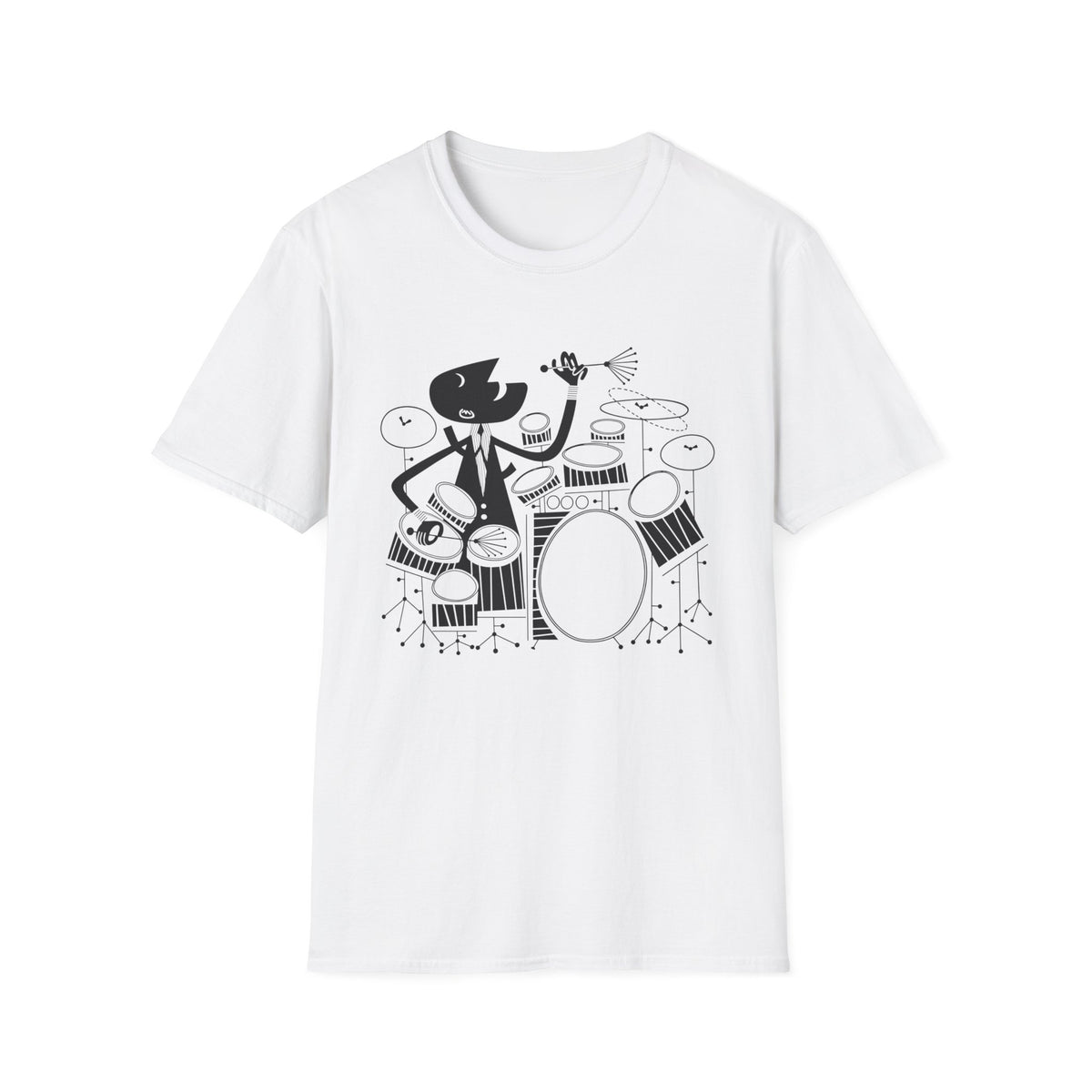 Jazz Drummer T Shirt | 4 x 3 PROMO