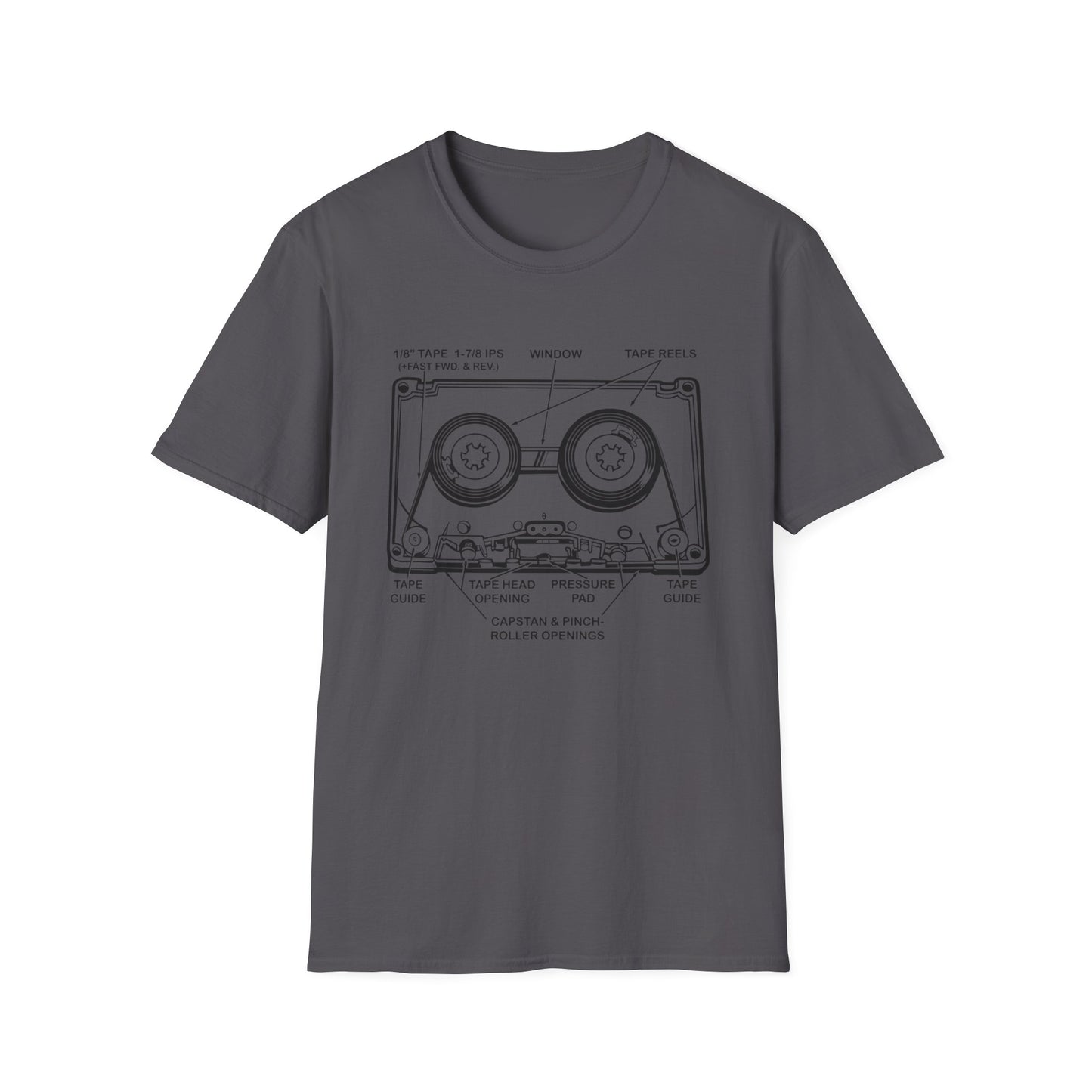 Cassette Tape T Shirt Mid Weight | SoulTeesANZ.com