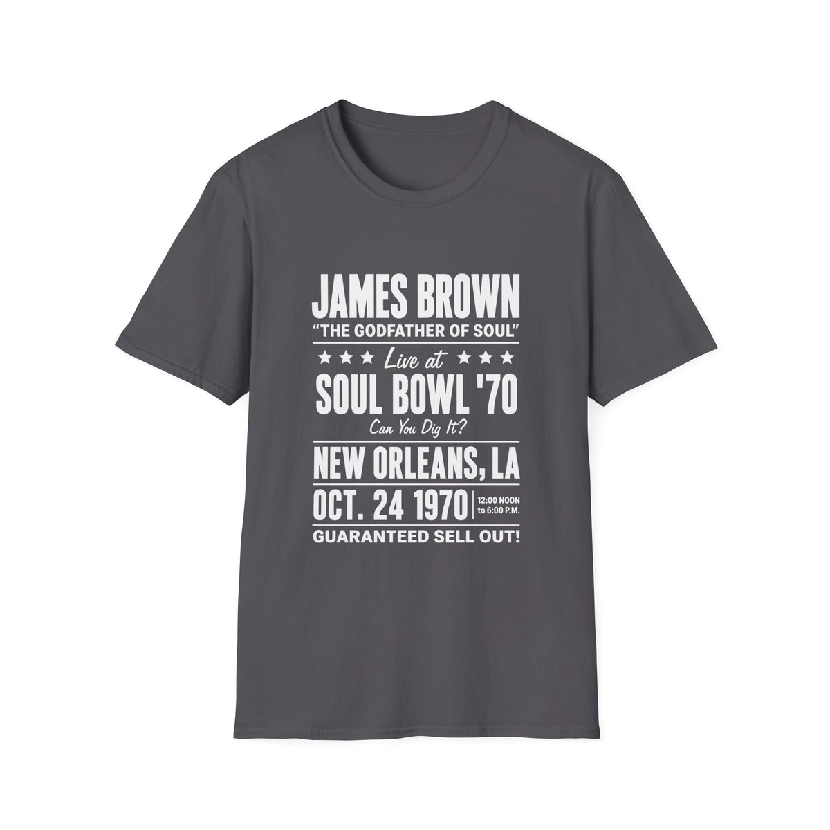 James Brown "The Godfather of Soul" Live at Soul Bowl '70 New Orleans, Oct. 24, 1970.