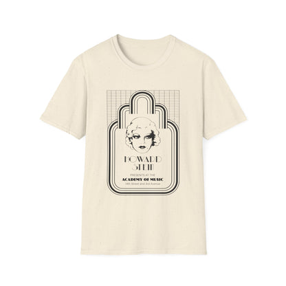 Cream t-shirt with "Howard Stein Presents at the Academy of Music" vintage art.