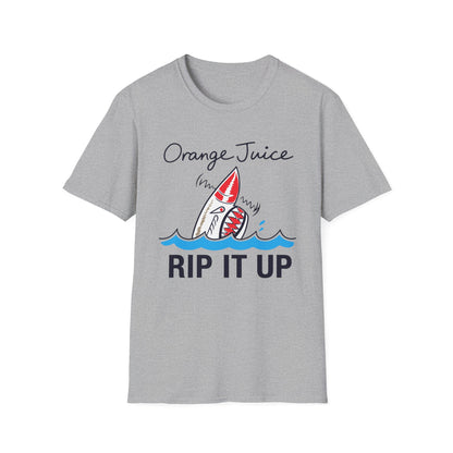 Rip It Up Orange Juice T Shirt | 4 x 3 PROMO