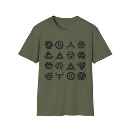 16 Vinyl Record Adaptors T Shirt | Spring / Summer '25 (soulteesANZ.com)
