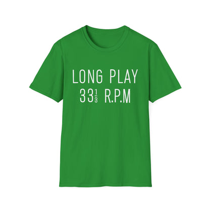 Long Play 33 1/3 RPM T Shirt | Spring / Summer '25 (soulteesANZ.com)