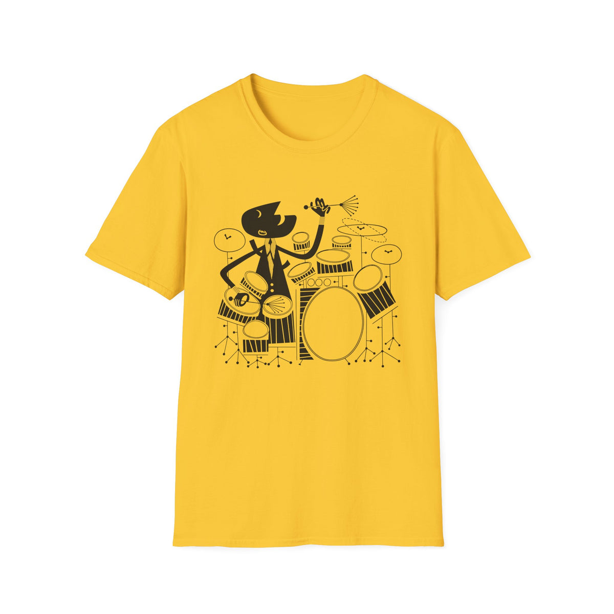Jazz Drummer T Shirt | 4 x 3 PROMO