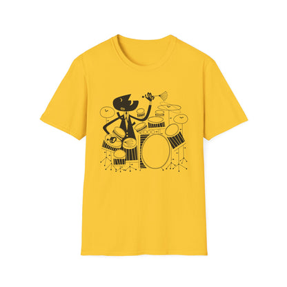 Jazz Drummer T Shirt | 4 x 3 PROMO