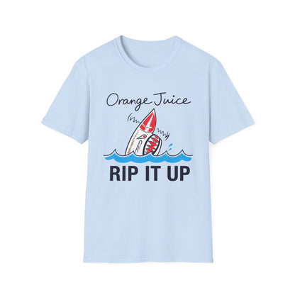 Rip It Up Orange Juice T Shirt | 4 x 3 PROMO