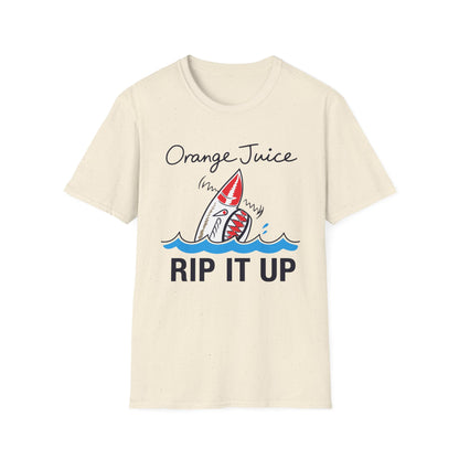 Rip It Up Orange Juice T Shirt | 4 x 3 PROMO