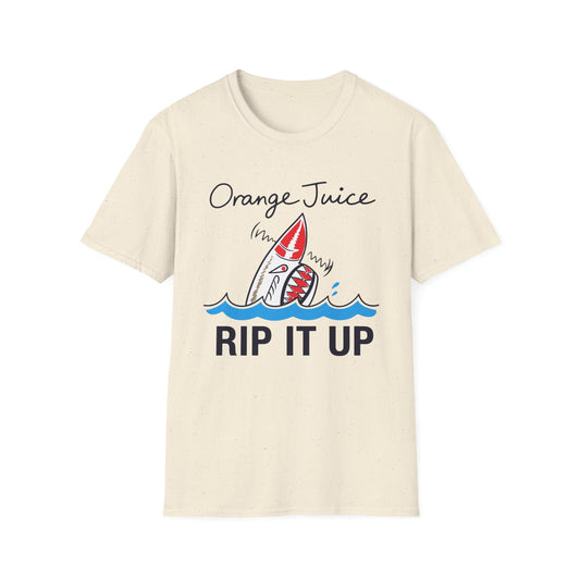 Rip It Up Orange Juice T Shirt | 4 x 3 PROMO