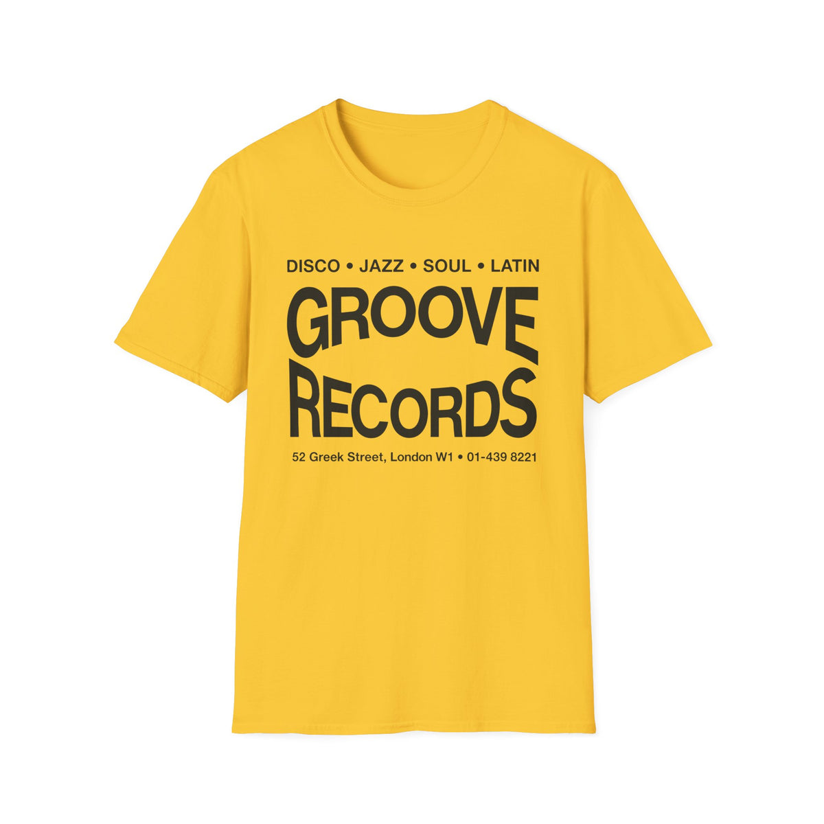 Groove Records London T Shirt | 4 x 3 PROMO