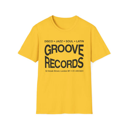 Groove Records London T Shirt | 4 x 3 PROMO